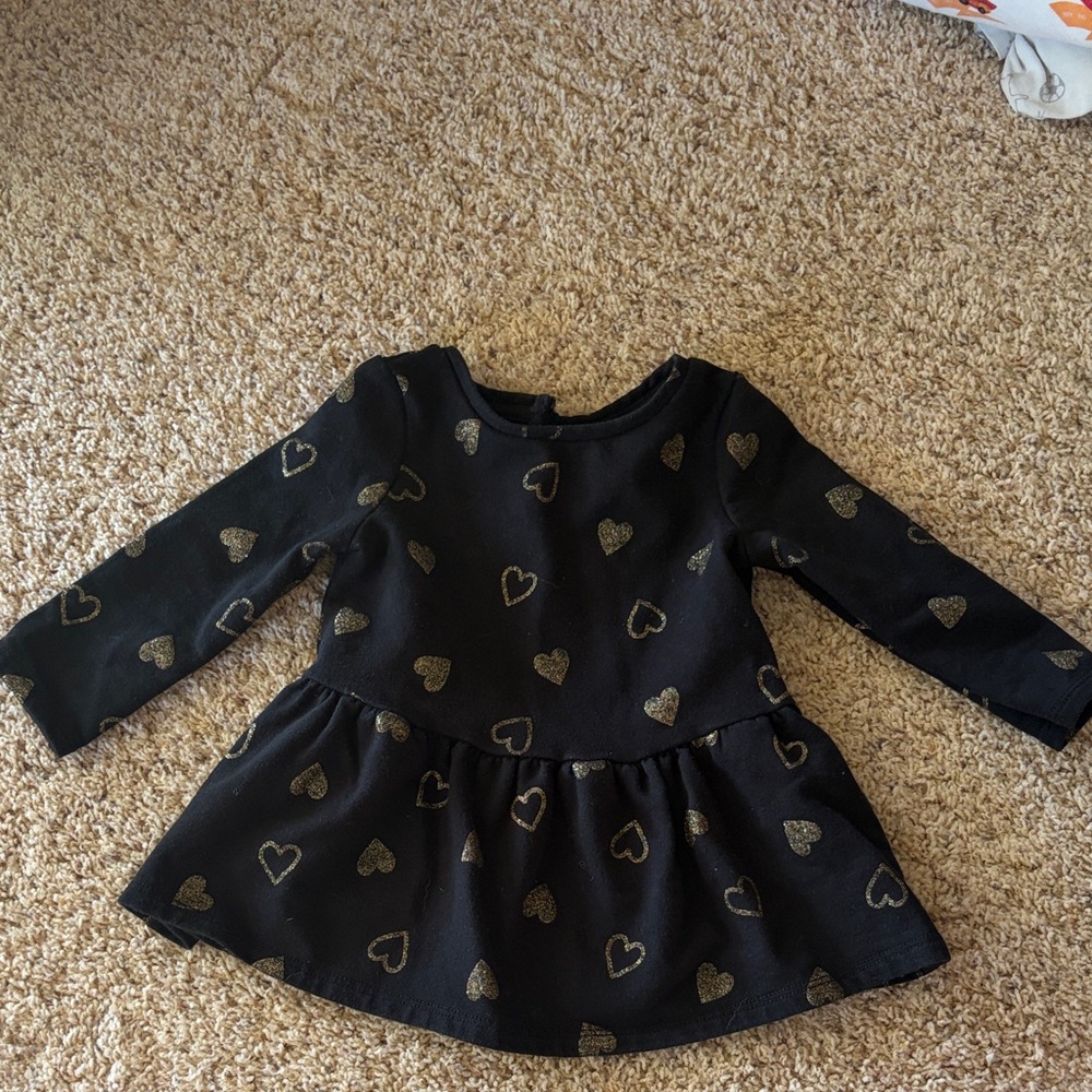 Circo Black Top with Gold Accents